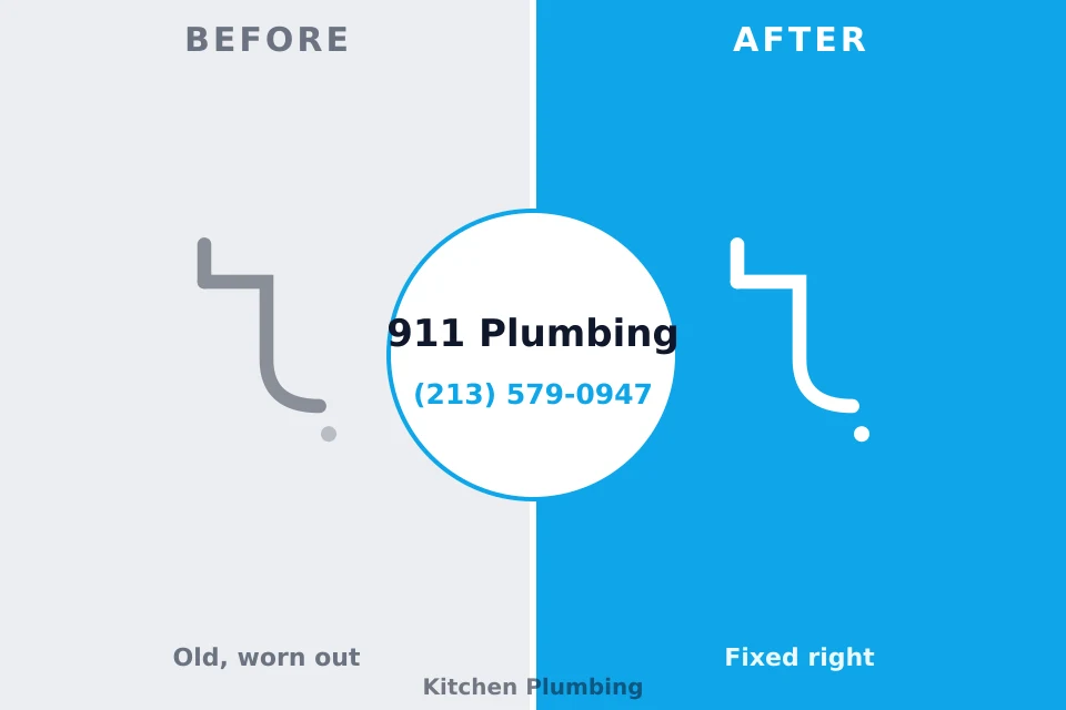 Before and after: plumbing company Hebron, IL